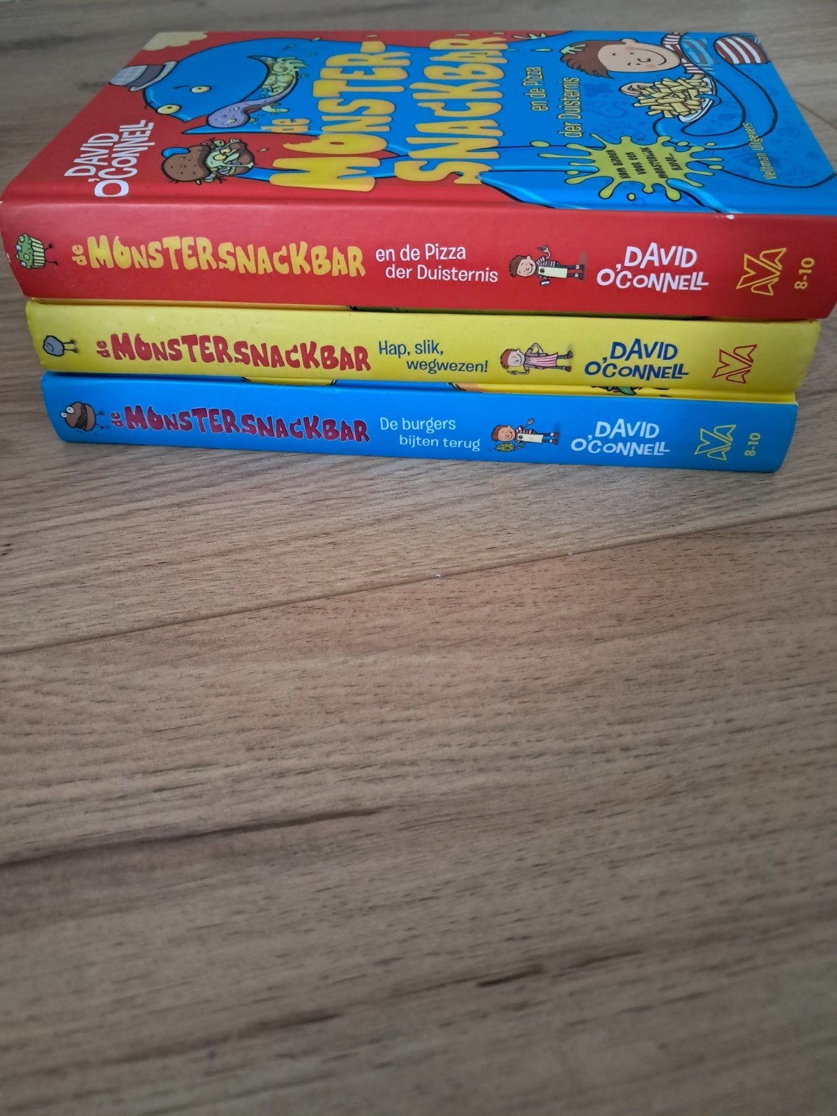Monstersnackbar boekenreeks - 3 delen, Ophalen of Verzenden, Zo goed als nieuw, David O'Connell, Fictie