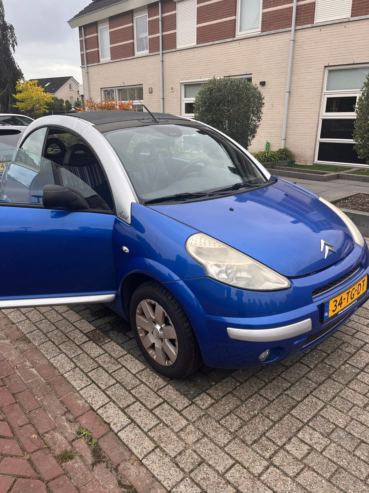Citroën C3 1.4 I Pluriel 2006 Blauw, Auto's, Voorwielaandrijving, 15 km/l, 1360 cc, 49 €/maand