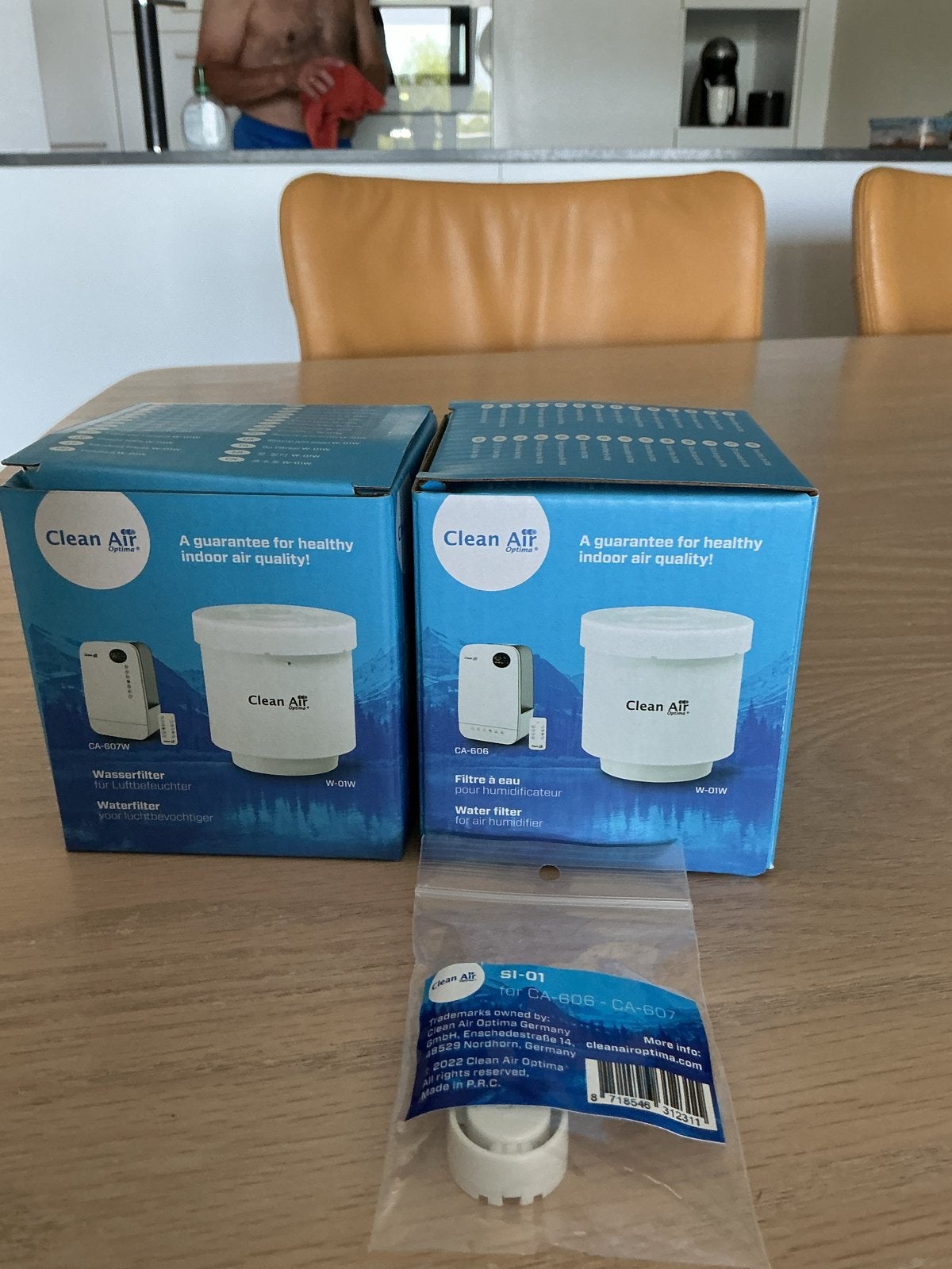 Clean Air CA 607W Luchtbevochtiger Waterfilters (2 stuks), Ophalen of Verzenden, Nieuw