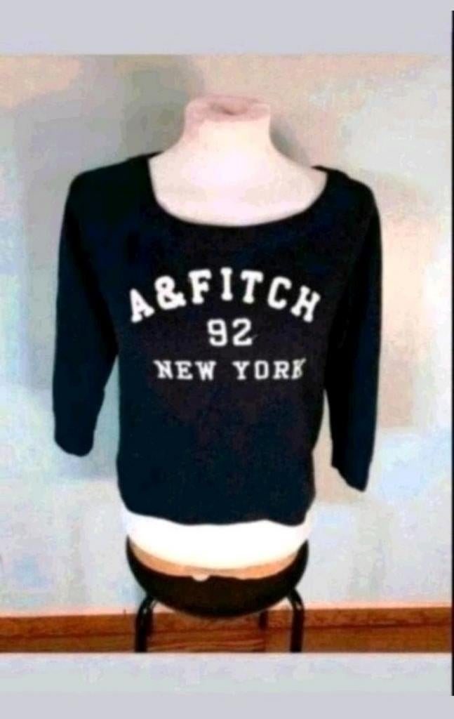 Abercrombie &Fitch zwart trui, Maat 38/40 (M), Zwart, Ophalen of Verzenden, Zo goed als nieuw