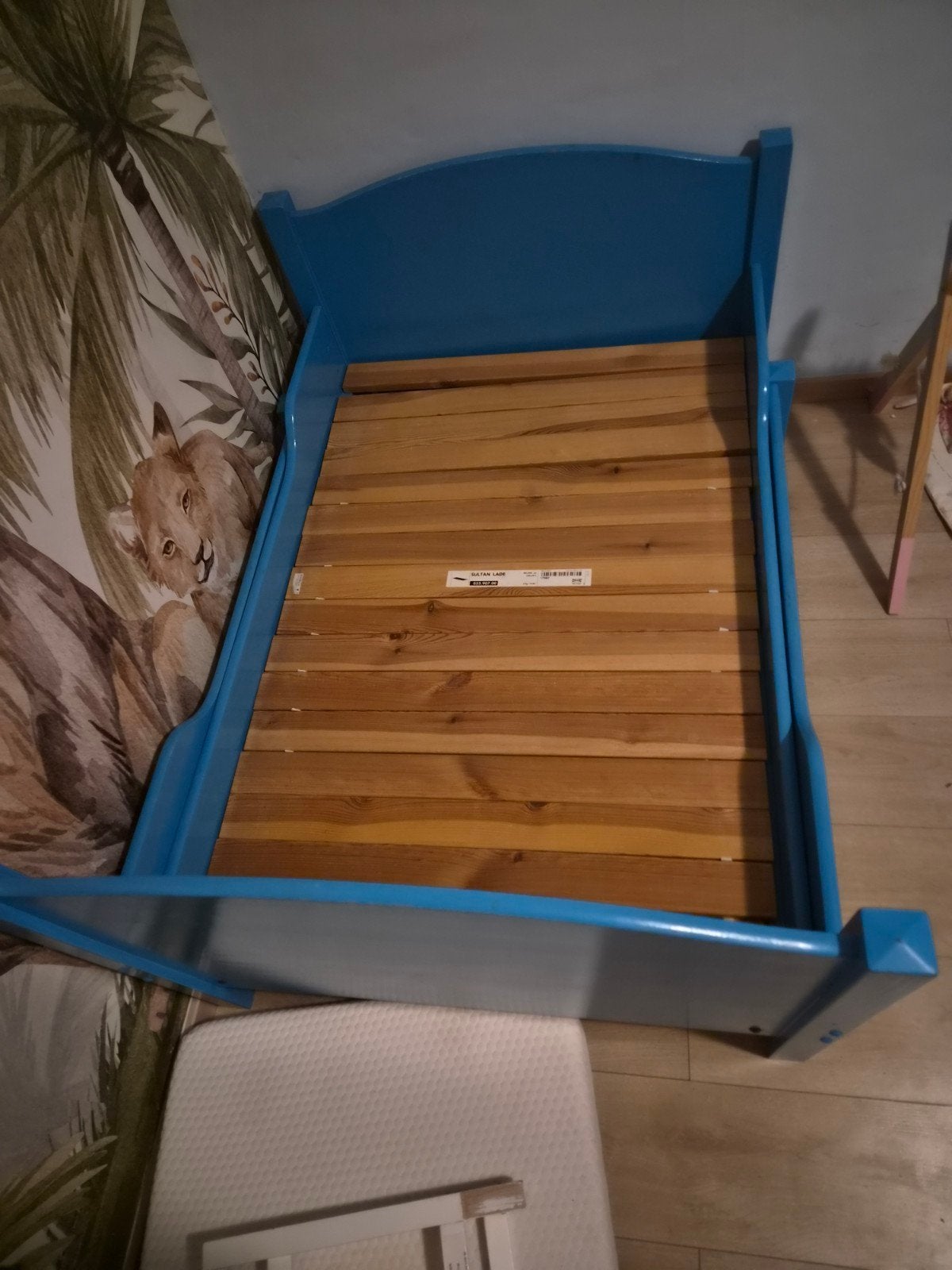 Uitschuifbaar peuterbed 80x200 cm (matras niet inbegrepen), Kinderen en Baby's, Ophalen, Gebruikt, 70 tot 85 cm, Lattenbodem