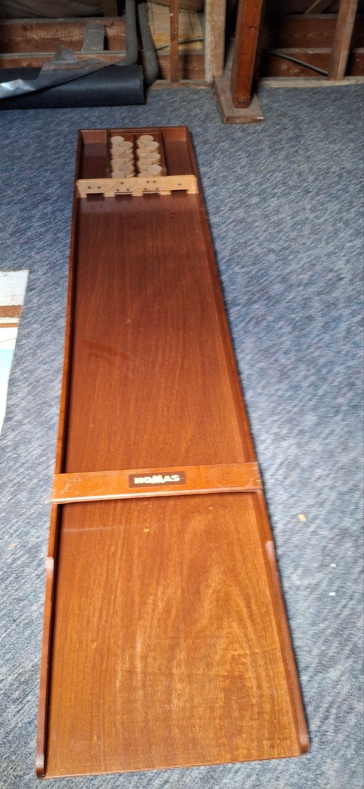 Vintage Sjoelbak (Sjoelen) - Homas, Vijf spelers of meer, Ophalen, Gebruikt, Homas