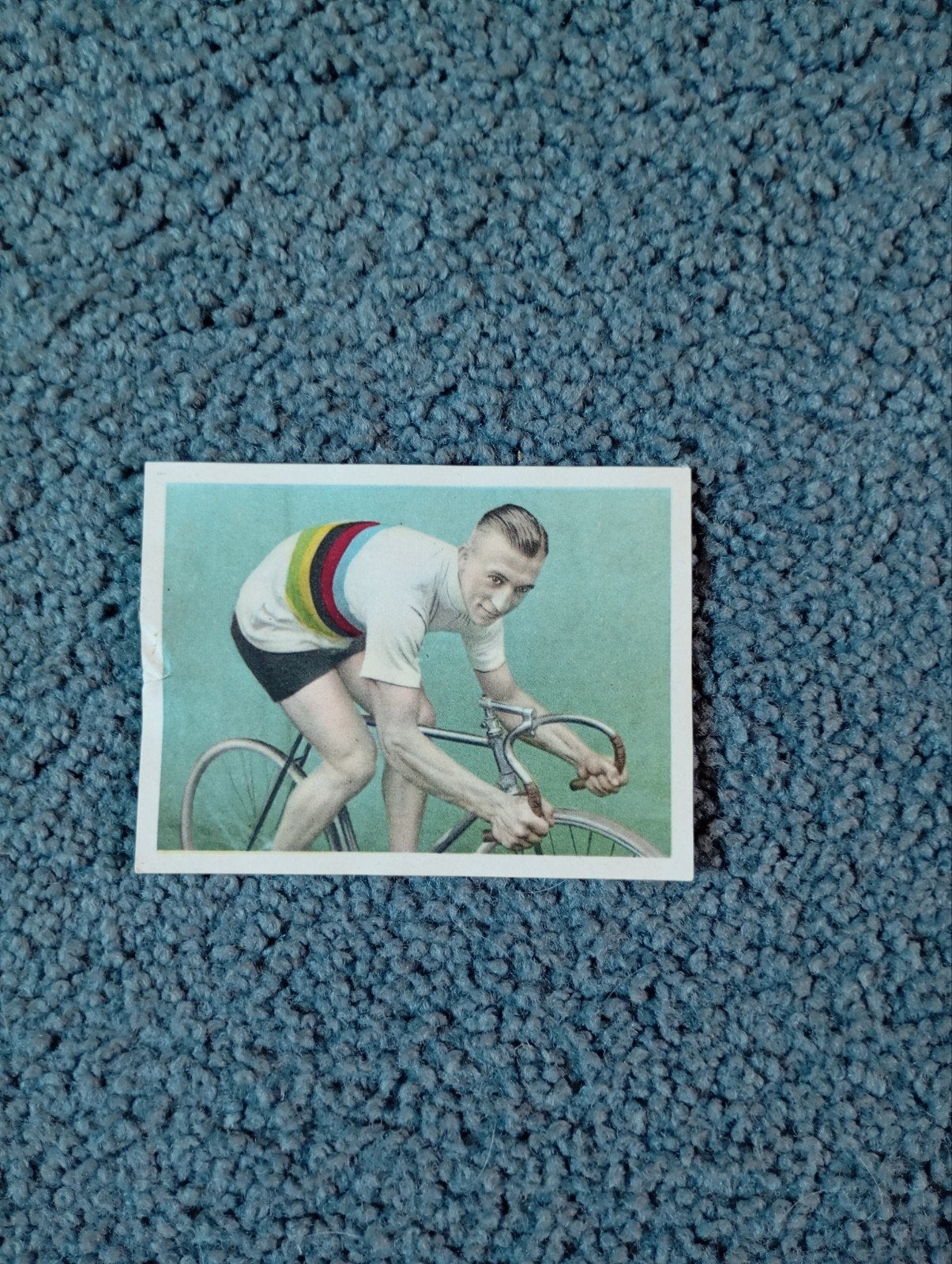 Vintage Wielrennen Jef van der Vijver Kaartje, Ophalen of Verzenden, Overige typen
