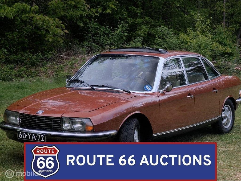 NSU Ro 80 | 1976 | Route 66 Auctions, Auto's, Overige merken, Overige carrosserieën, Zwart, Bedrijf