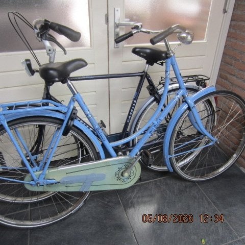 TE KOOP TWEE FIETSEN OMAFIETS EN HERENFIETS BATAVUS GAZELLE, 56 cm of meer, Ophalen, Gebruikt, Gazelle