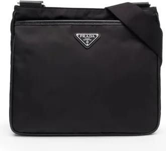 Prada Vitello City 2VH019 NIEUW! Black Leather Crossbody Bag, Sieraden, Tassen en Uiterlijk, Tassen | Schoudertassen, Ophalen of Verzenden