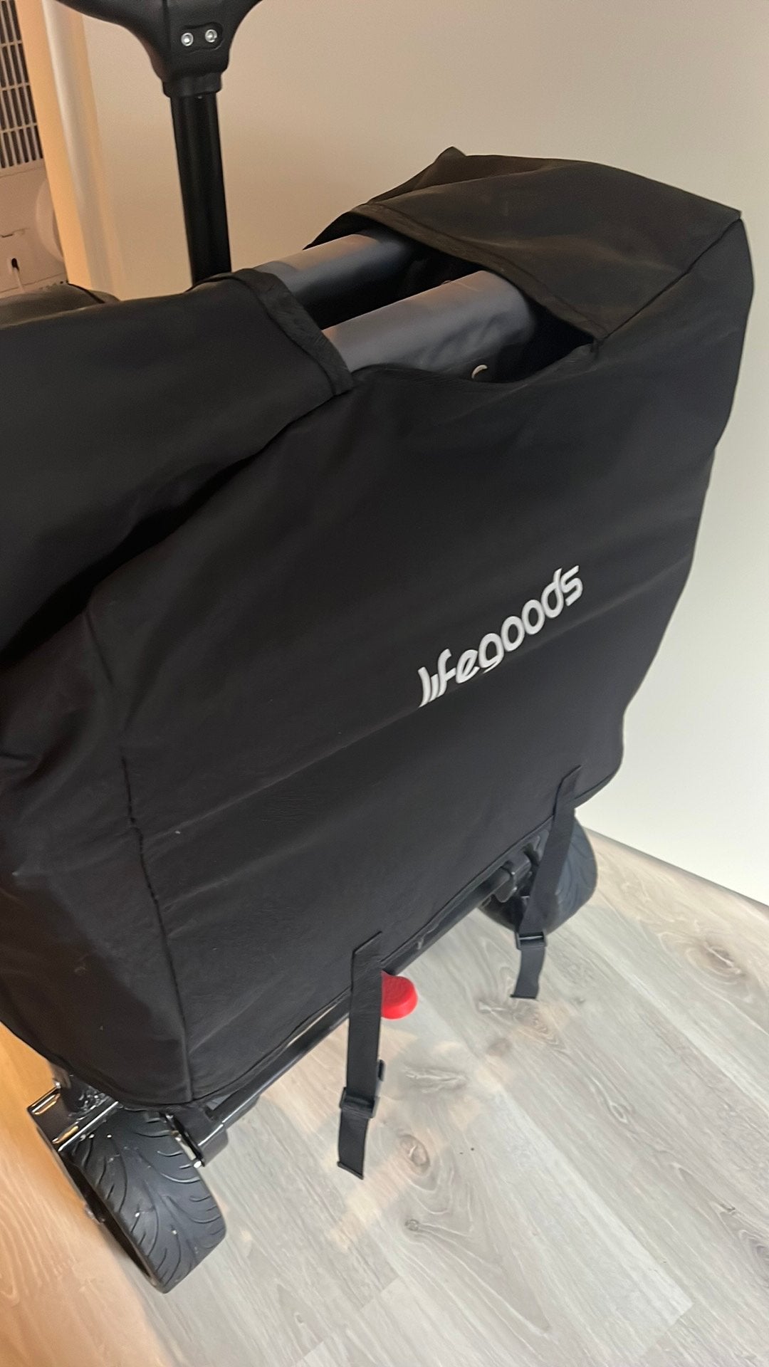 LifeGoods opvouwbare bolderkar + hoes – trek- en duwstang, Ophalen, Opvouwbaar, Gebruikt