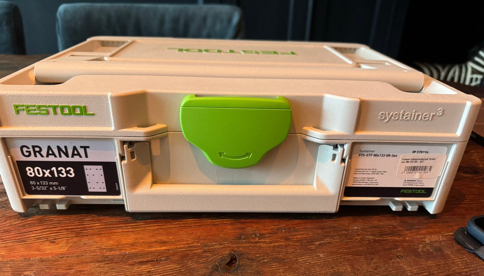 Festool  SYS3 M112 T-loc Systainer - voor schuurpapier inlay, Ophalen of Verzenden, Zo goed als nieuw