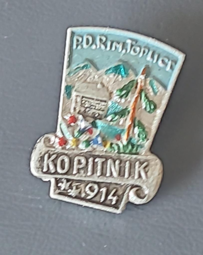 Vintage Speldje PD Rim. Toplice Kopitnik 1914, Verzenden
