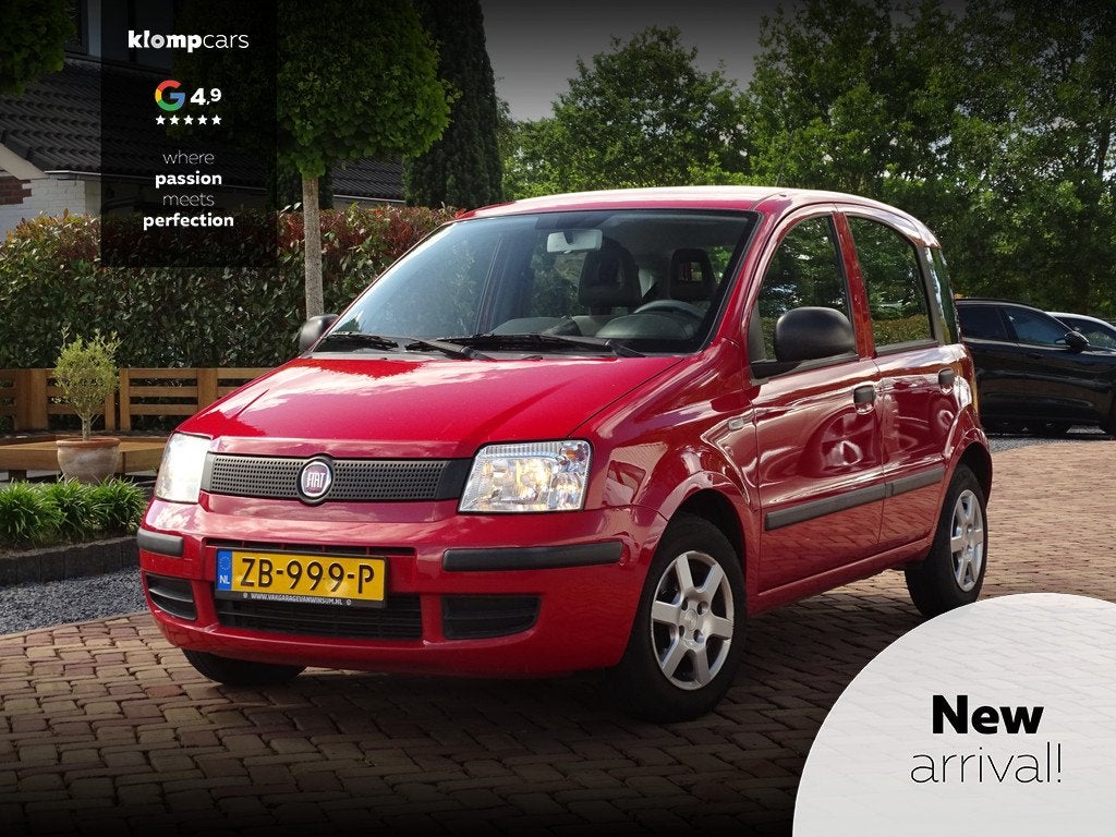 Fiat Panda 1.2 Classic | Aico | Strakke in de lak | Rood | E, Auto's, Voorwielaandrijving, Euro 5, Gebruikt, 1242 cc