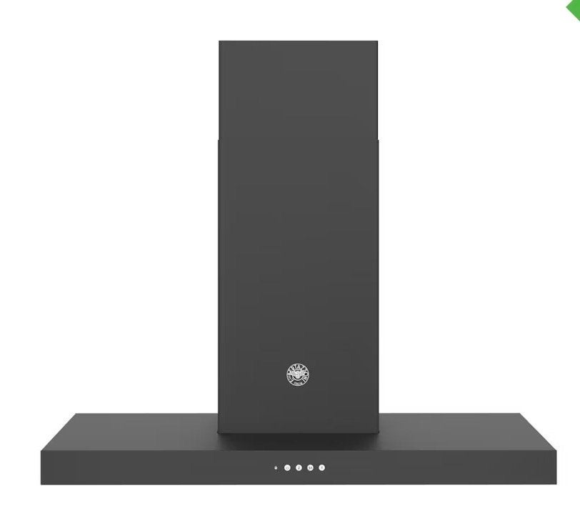 Bertazzoni KT90P1NEV Afzuigkap - Nieuwstaat, Witgoed en Apparatuur, Ophalen, Zo goed als nieuw, Vrijstaand, Wandschouwkap
