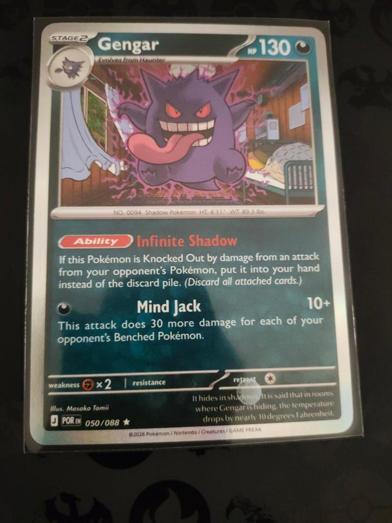 Pokémon rare gengar, Ophalen of Verzenden, Nieuw