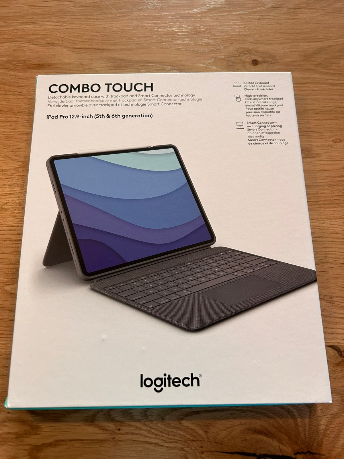 Combo Touch iPad Pro 12.9, Ophalen of Verzenden, Zo goed als nieuw, 12 inch, Bescherming voor- en achterkant