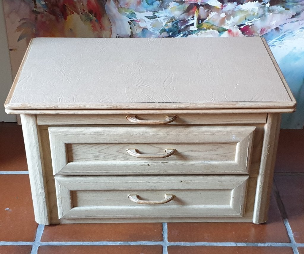 Commode met uitschuifbaar BovenBlad, Antiek en Kunst, Ophalen of Verzenden