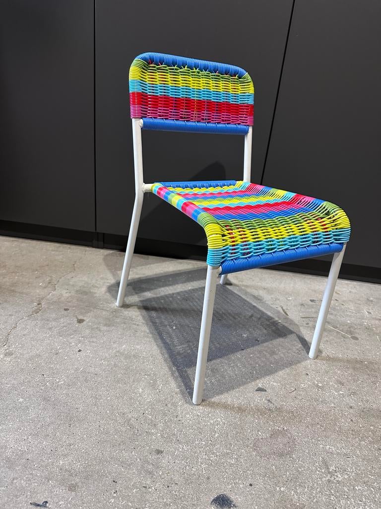 Kleurrijke IKEA stoel - Zo goed als nieuw, Ophalen, Kunststof, Overige kleuren, Zo goed als nieuw