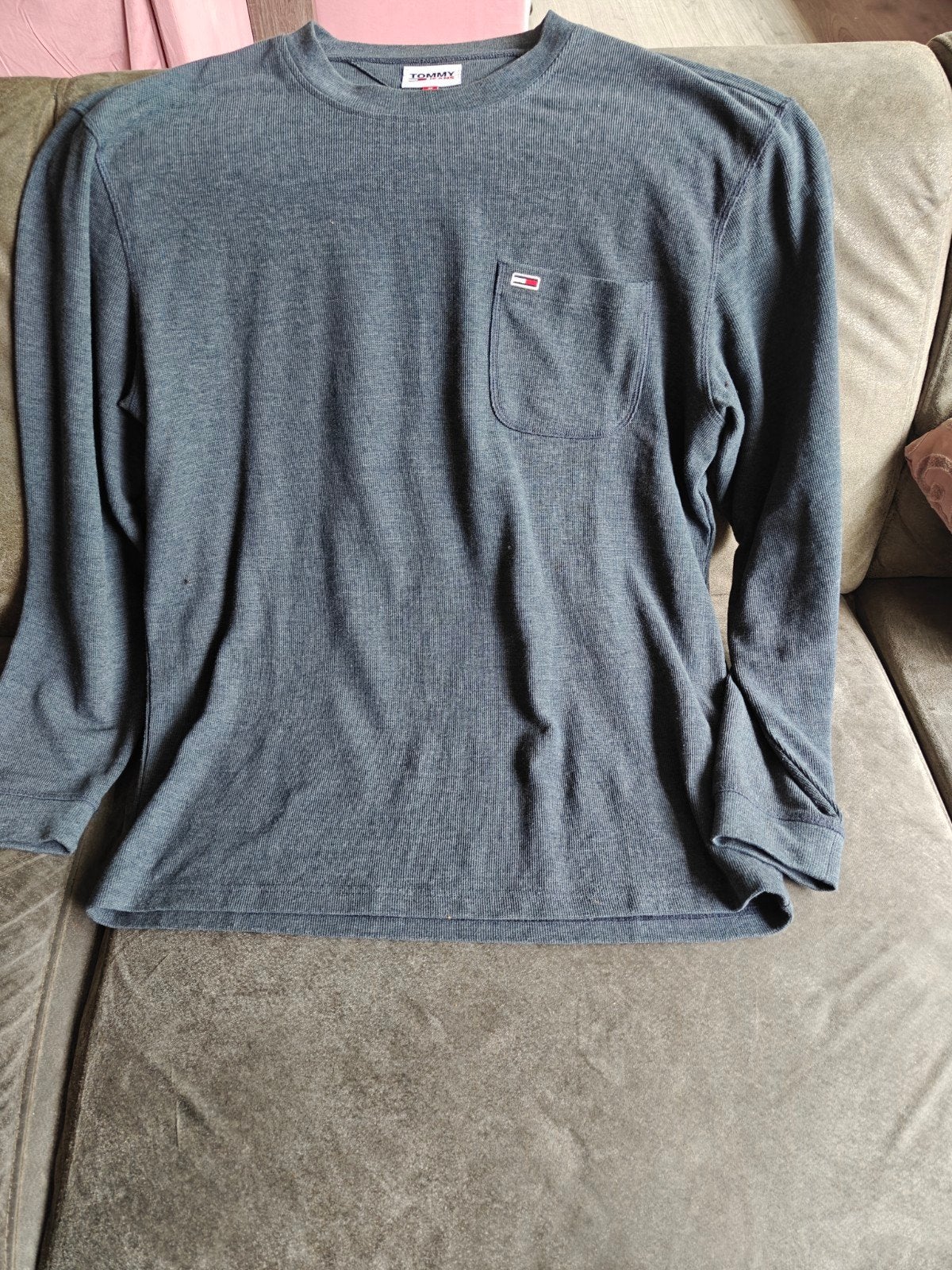 Te koop heren sweather, Ophalen of Verzenden, Zo goed als nieuw, Blauw