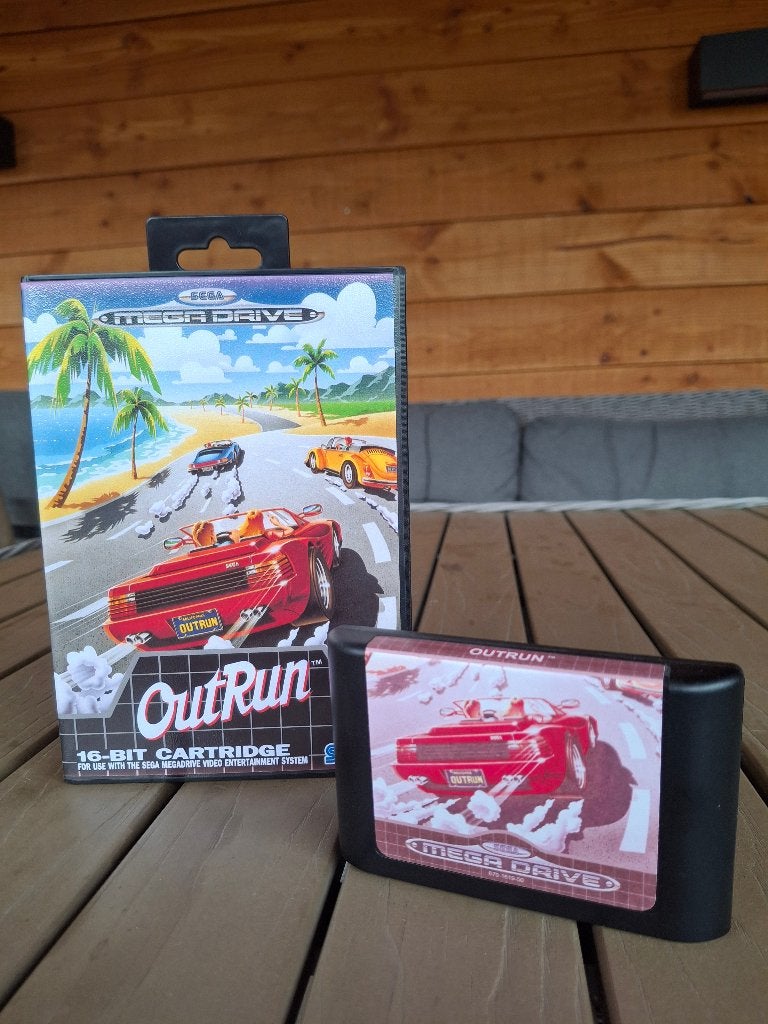 Sega Megadrive Outrun Bootleg, Spelcomputers en Games, Games | Sega, Gebruikt, Mega Drive, 1 speler, Vanaf 3 jaar, Ophalen of Verzenden