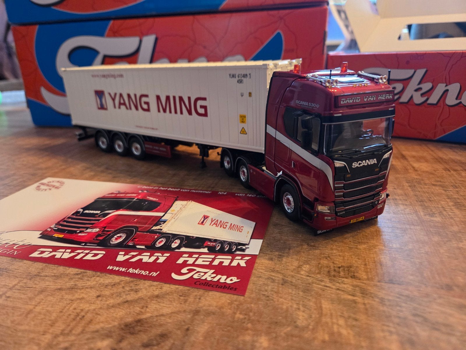 Tekno Scania David van Herk, Ophalen of Verzenden, Nieuw, Bus of Vrachtwagen, Tekno