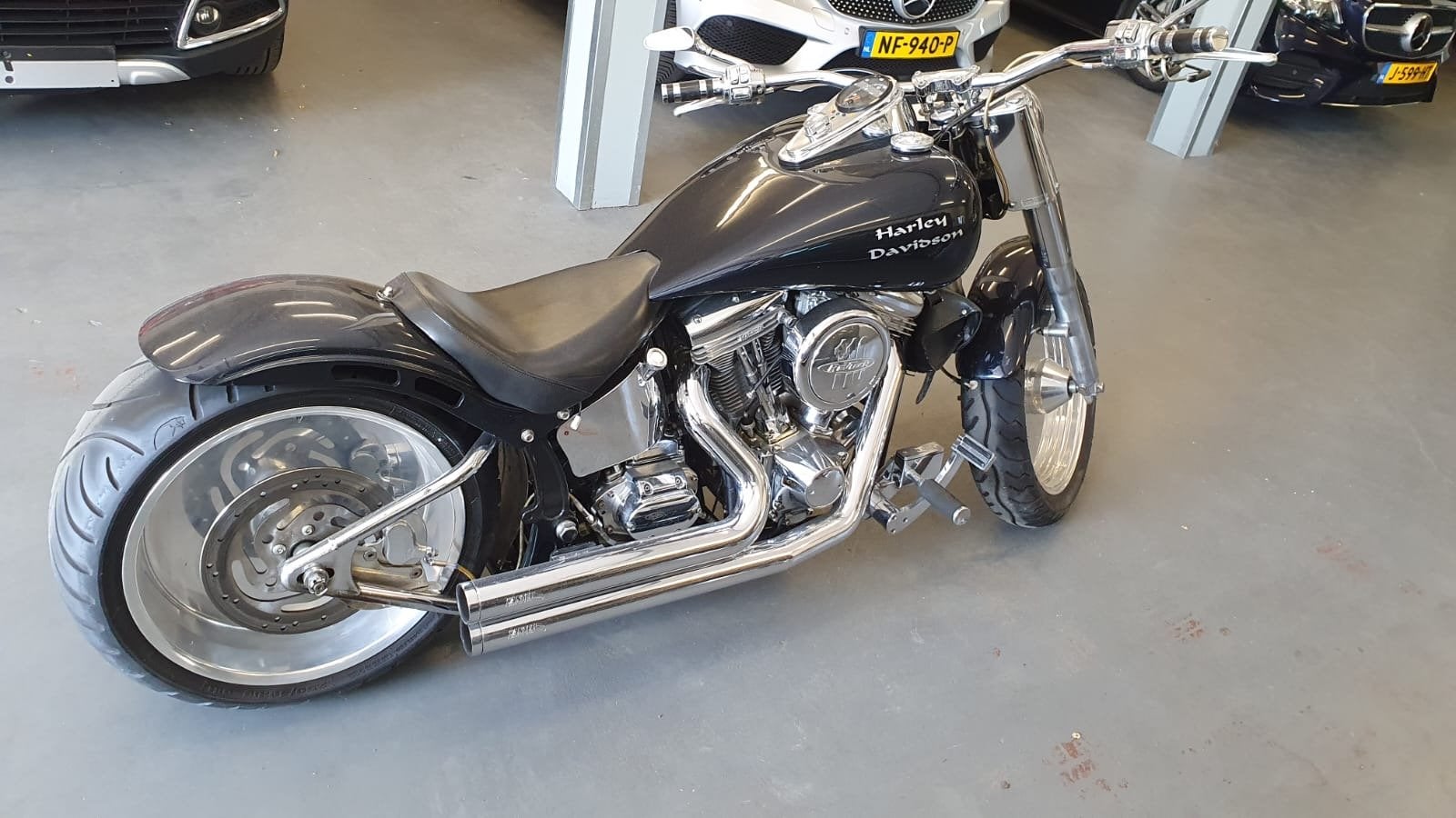Harley-Davidson Eigenbouw WIDE-TAIL WIDE-TAIL W .H. D. 2 OP, Motoren, Motoren | Harley-Davidson, Bedrijf, Meer dan 35 kW, Overig