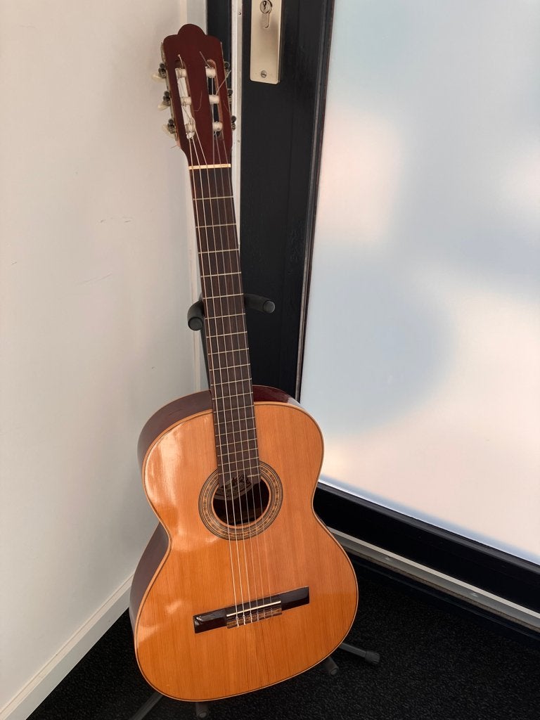 klassiek gitaar, Ophalen of Verzenden, Gebruikt, Klassieke of Spaanse gitaar, Met koffer