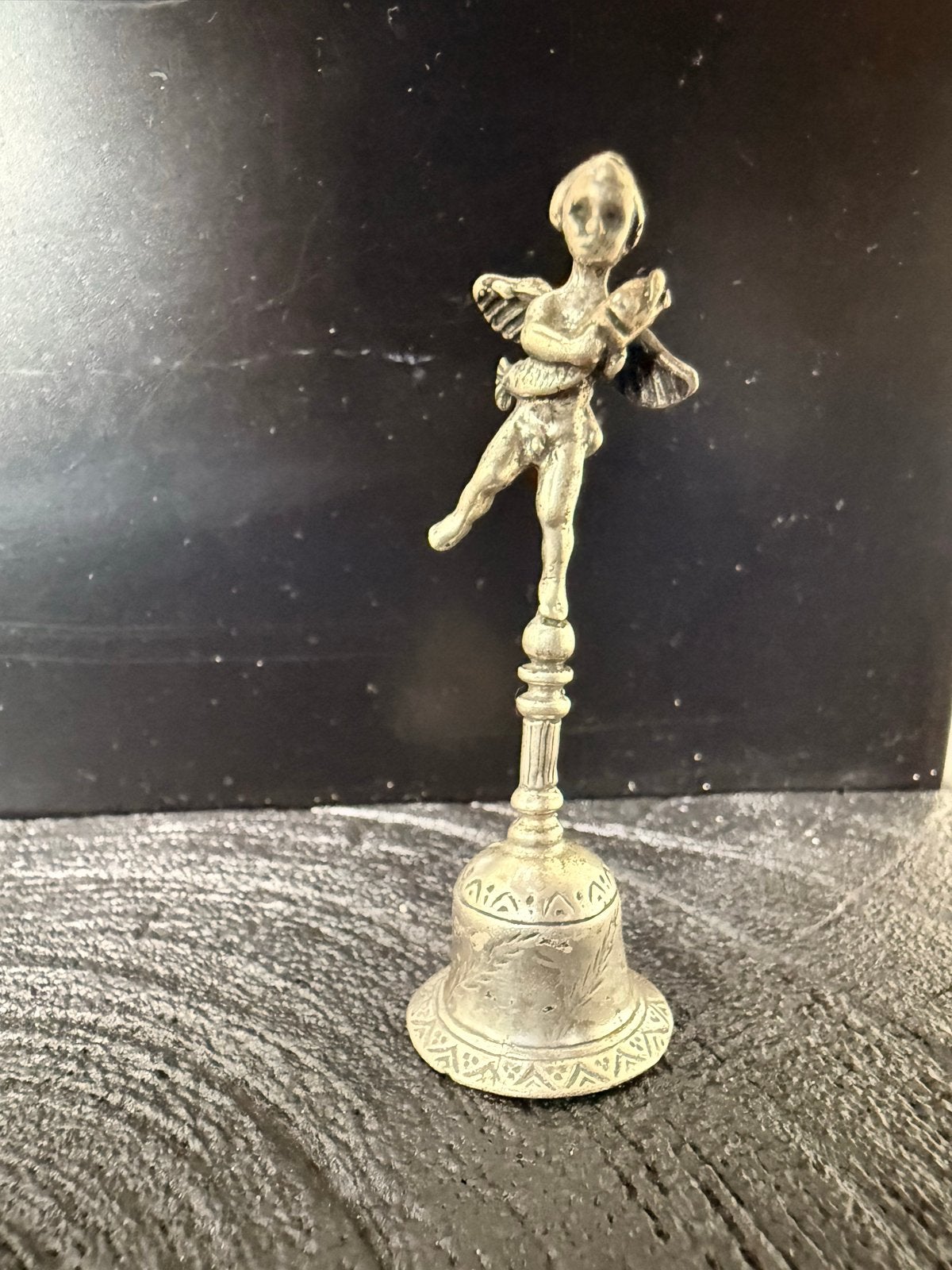 Zilveren 800 Tafelbel met Gedetailleerde Putti, Verzenden, Zilver