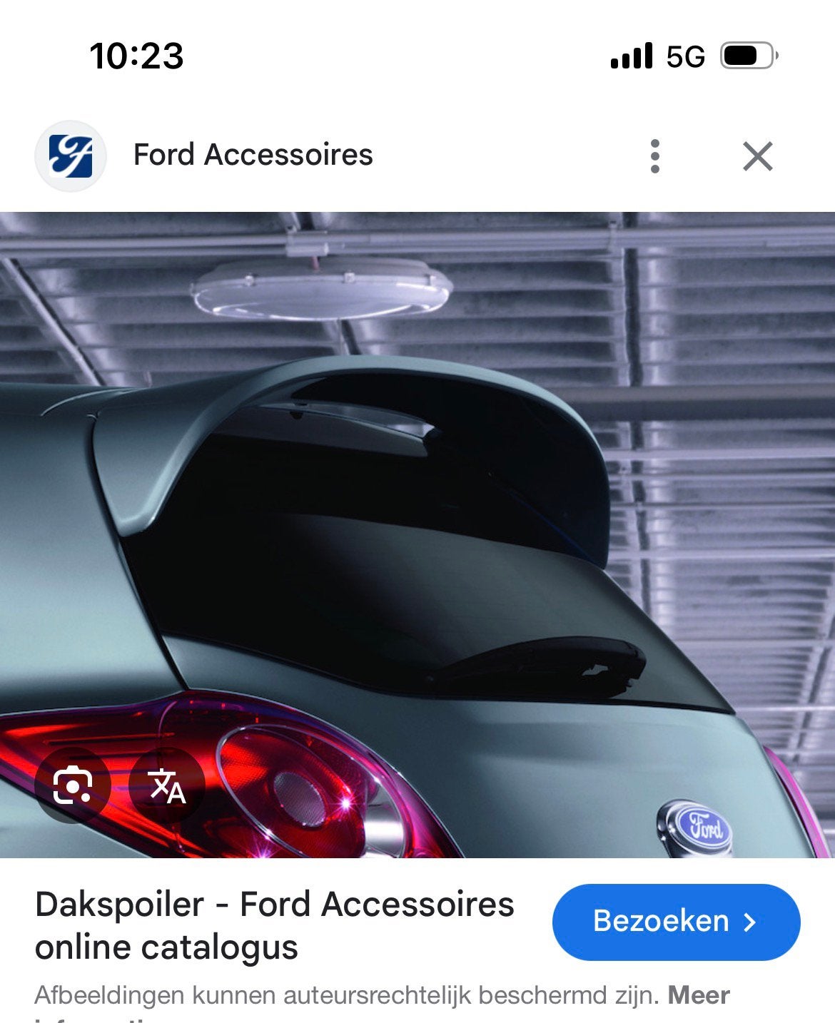 Ford Ka spoiler | Ford Ka dakspoiler | Ford Ka II spoiler, Auto-onderdelen, Carrosserie en Plaatwerk, Ophalen of Verzenden, Ford