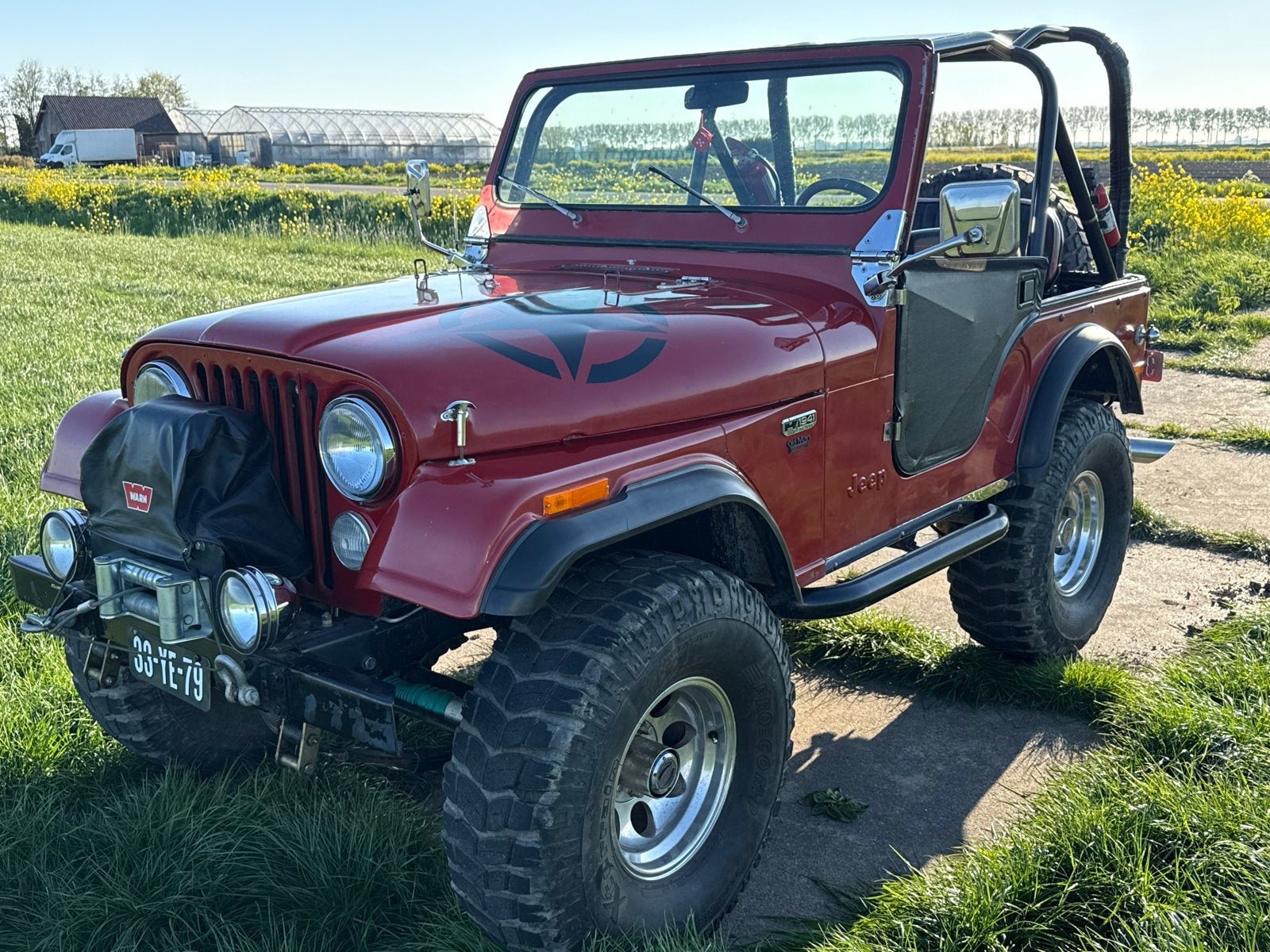 Jeep CJ 5, met V8 en wegenbelastingvrij, Auto's, 1694 kg, 5000 cc, Cabriolet, 149 pk