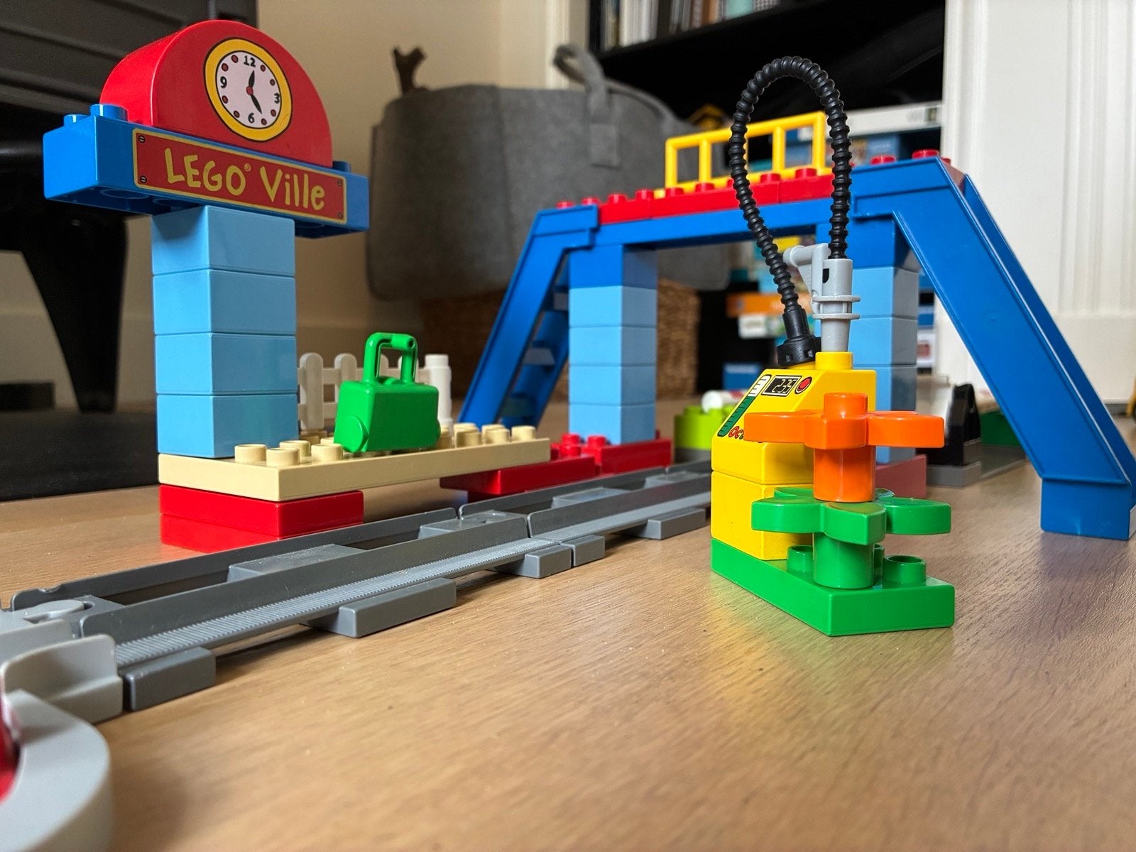 Grote LEGO Duplo Treinbaan, Ziekenhuis en meer!, Ophalen of Verzenden, Gebruikt, Overige merken