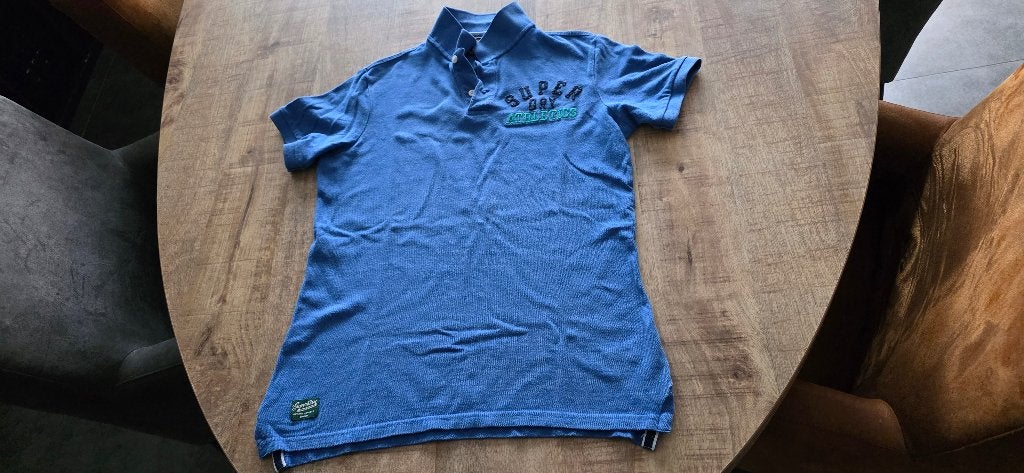 Poloshirt maat s superdry, Ophalen of Verzenden, Gedragen, Blauw