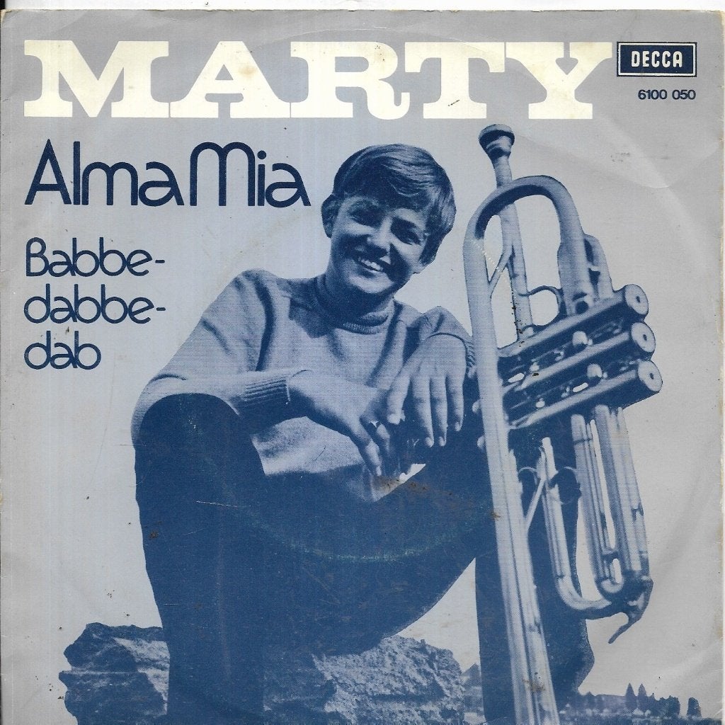Marty-Alma mia, Gebruikt, Overige genres, 7 inch, Single
