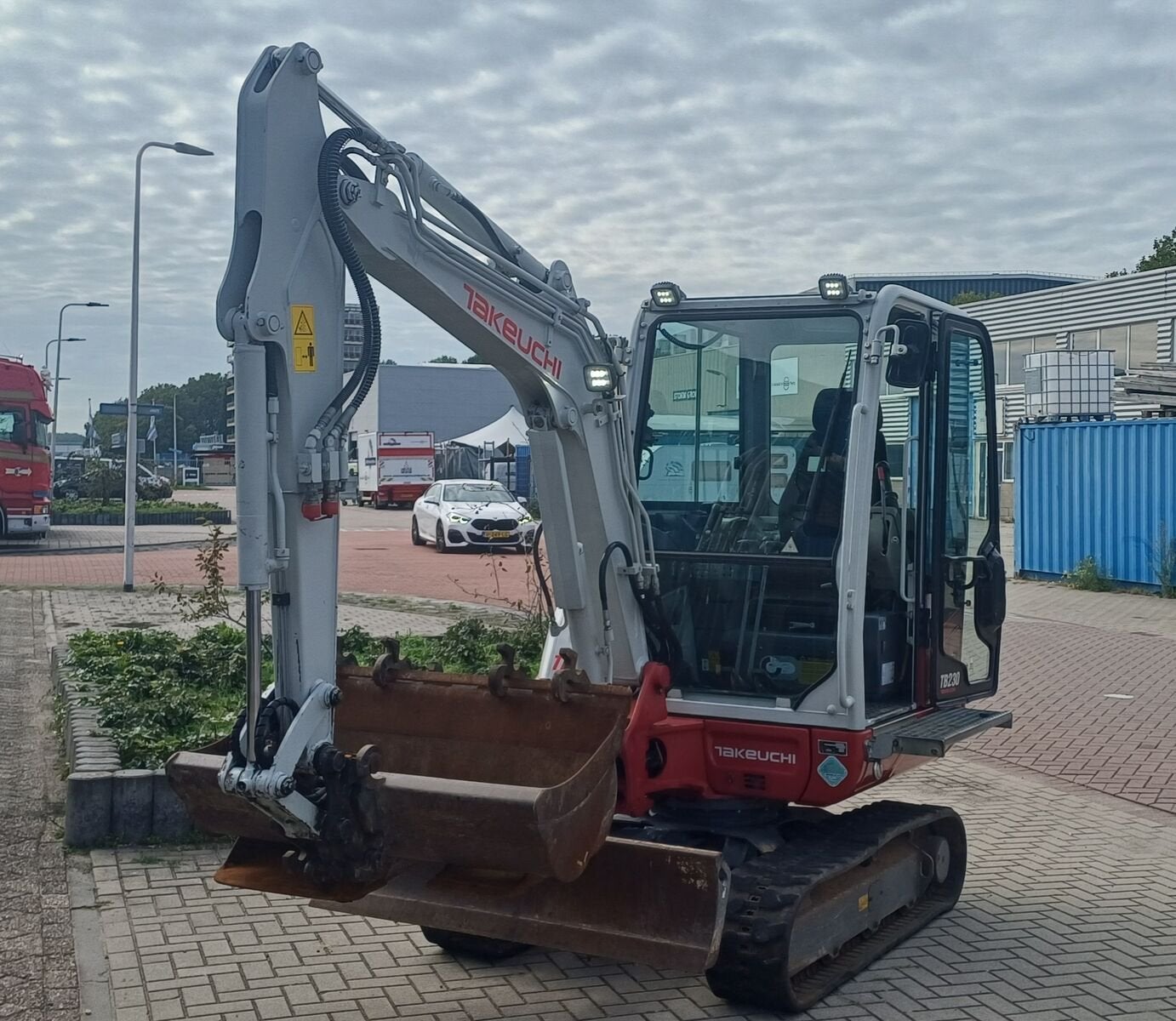 Takeuchi TB230 mini excavator, Graafmachine