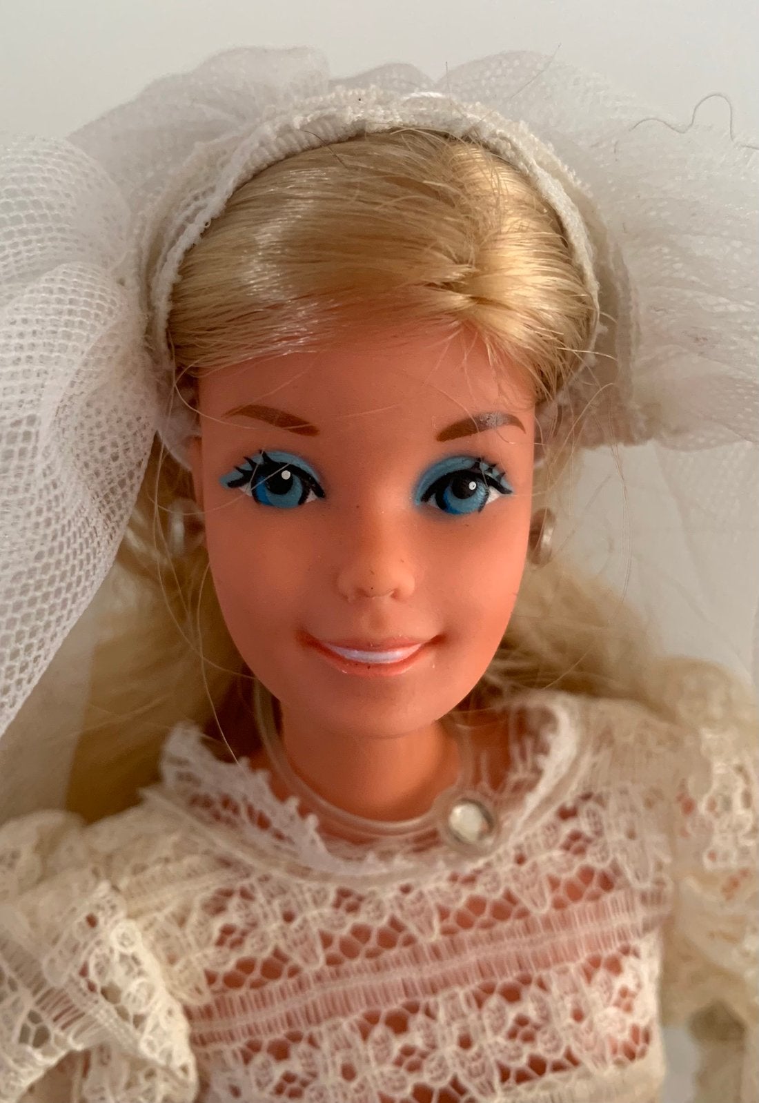 1977 Beautiful Bride Barbie Superstar #9907, Ophalen of Verzenden, Gebruikt, Fashion Doll