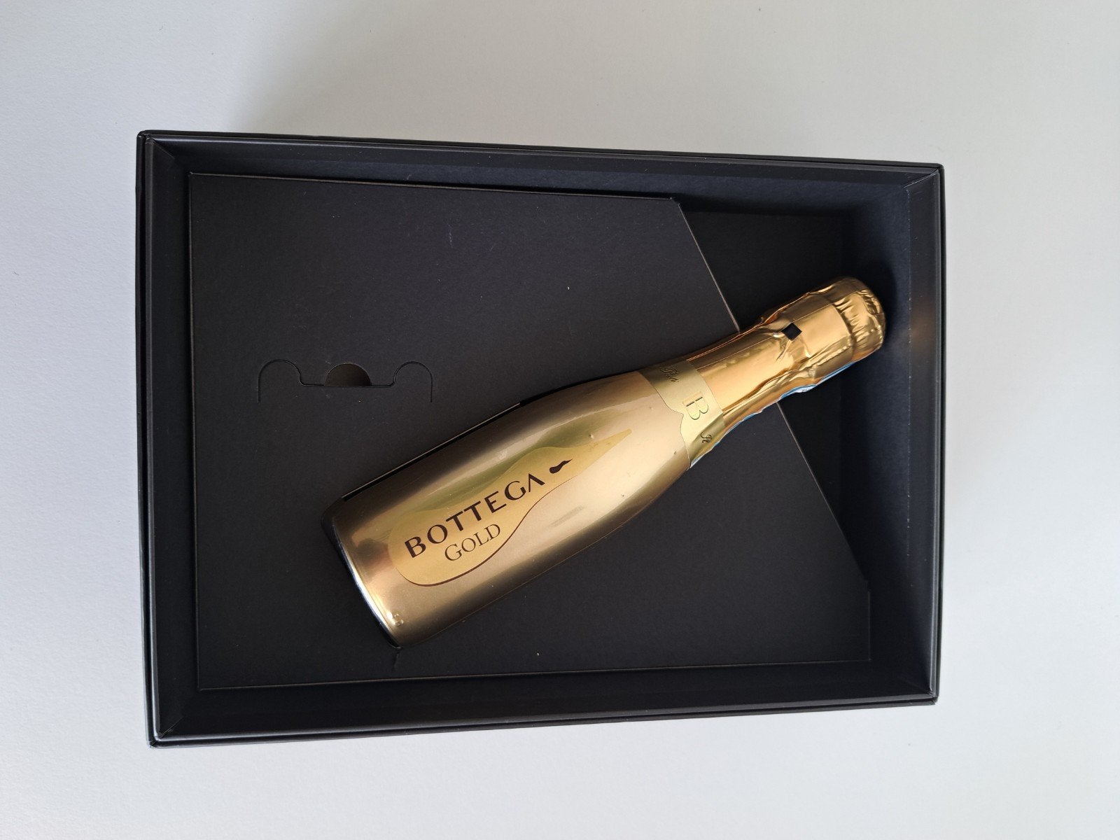Bottega Prosecco Gold 200ml met Cadeaubox, Verzamelen, Ophalen of Verzenden, Nieuw, Overige gebieden