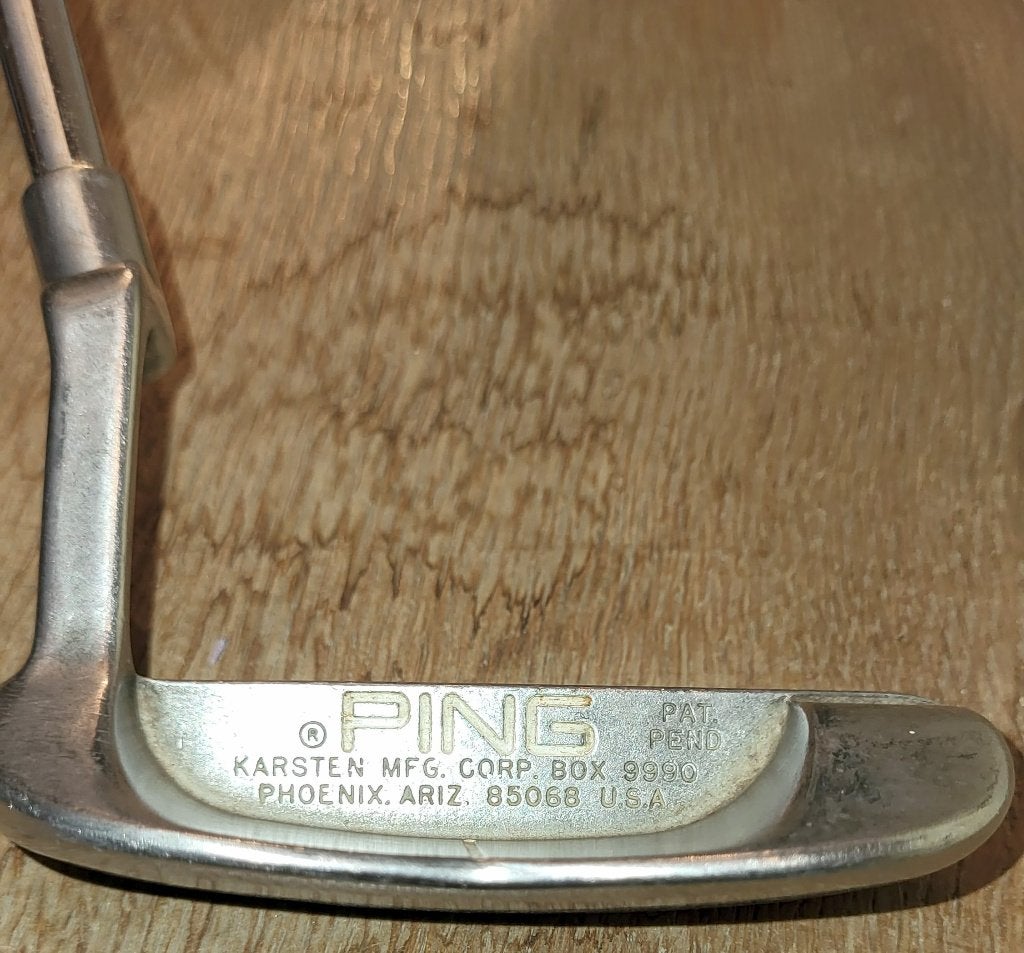 Oude Ping Karsten B61 „Pat Pend” putter uit 1976, Ophalen of Verzenden, Gebruikt, Club, Ping