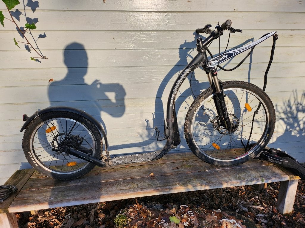 Kickbike Cross Max: topstep voor mushing, Fietsen en Brommers, Steps, Ophalen, Gebruikt, Kickbike, Kickbike