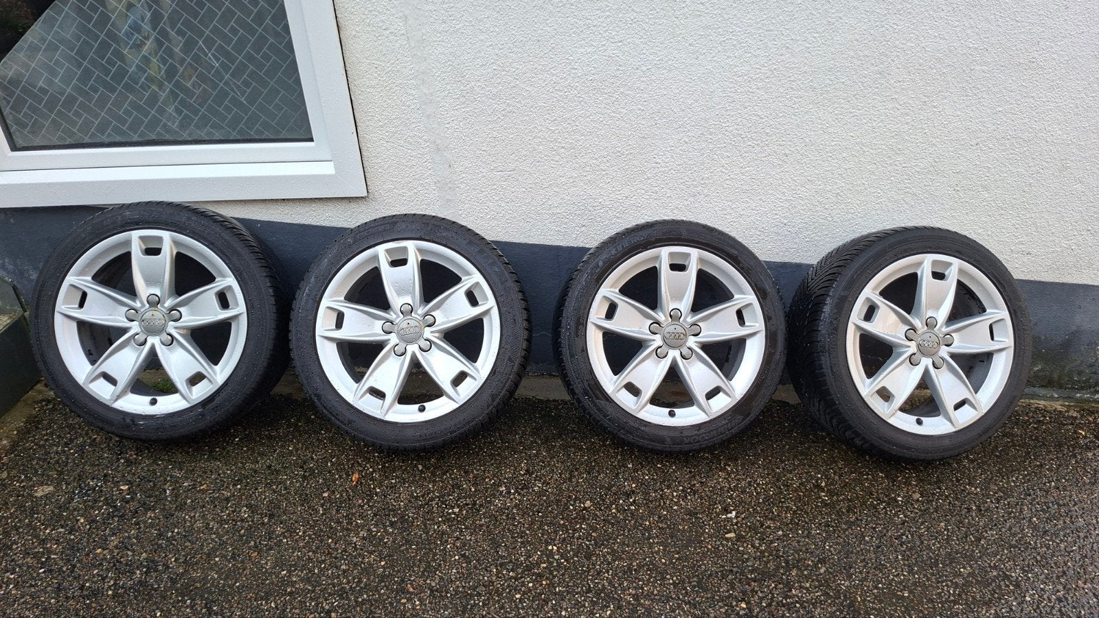 Originele Audi velgen 17" 5x112 met All Season banden, Ophalen