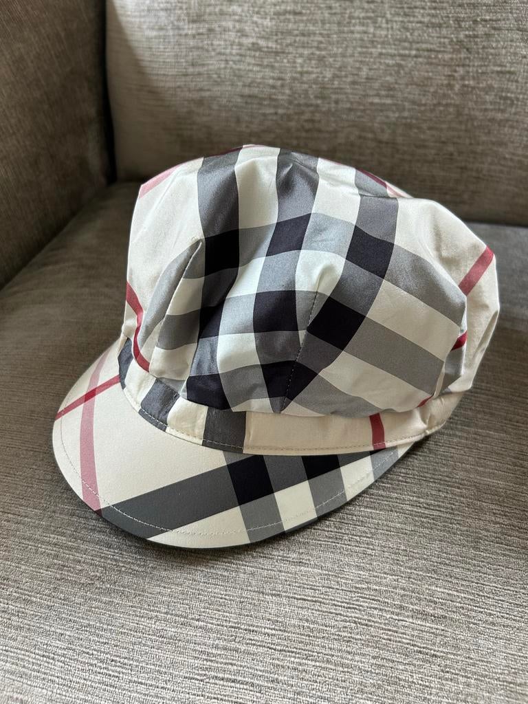 Burberry geruite pet - Maat M, Kleding | Dames, Hoeden en Petten, Ophalen of Verzenden, Zo goed als nieuw, Pet