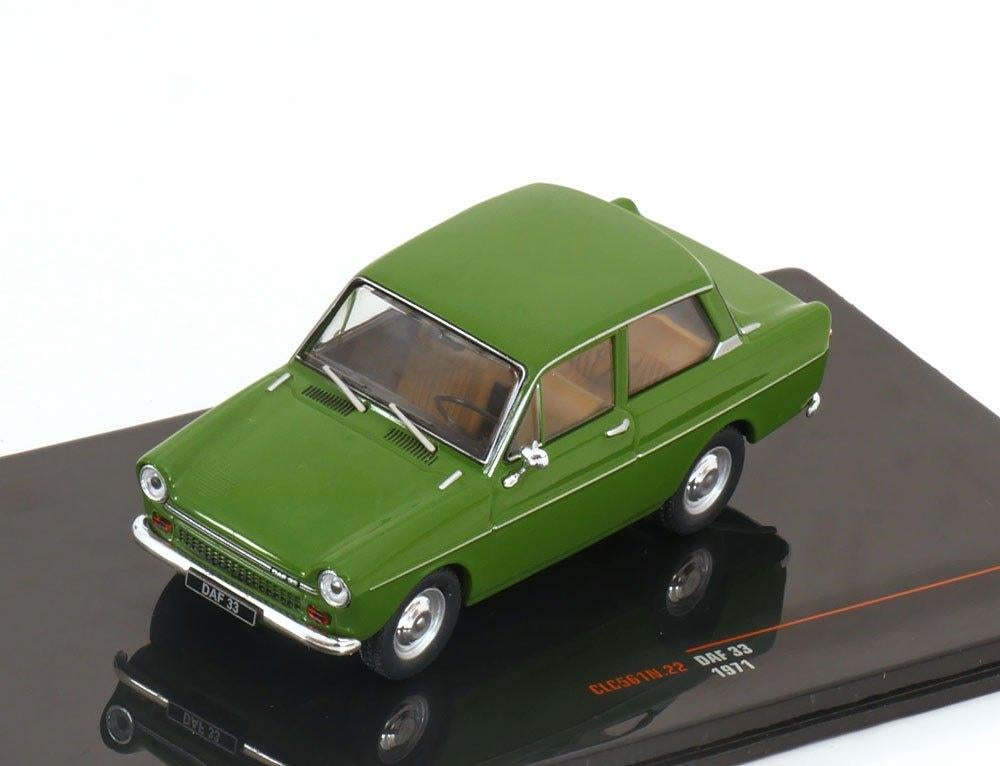 JSN IXO 1:43 Daf 33 groen 1971 ( Motip 44350), Hobby en Vrije tijd, Overige merken, -, Nieuw, Ophalen of Verzenden