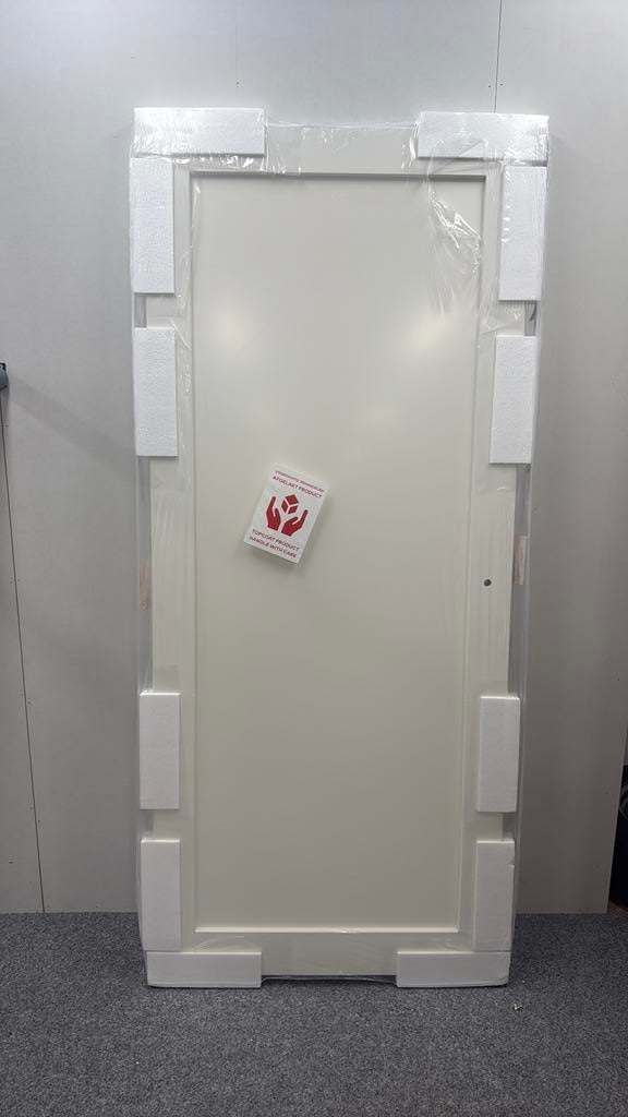Mp 306 witte opdekdeur 211,5/88cm linksdraaiend, Huis en Inrichting, Ophalen, Zo goed als nieuw