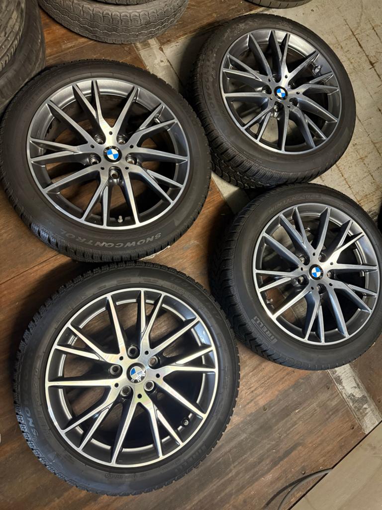 17” BMW Styling 489 Y-spaak 195 55 17 Pirelli winterset velg, Auto-onderdelen, Banden en Velgen, Ophalen, Banden en Velgen, 17 inch