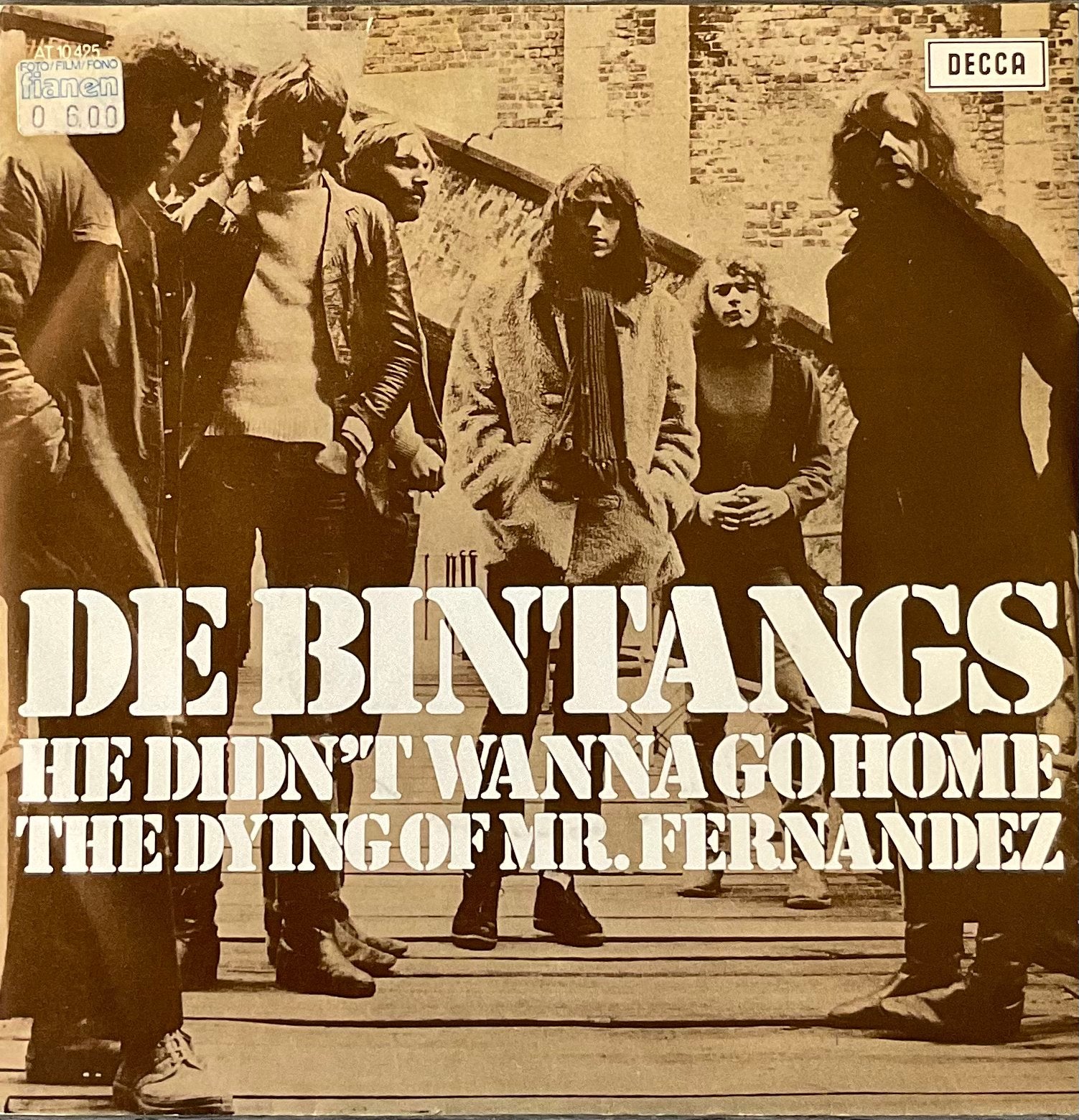 De BINTANGS - Hé didn’t wanna go home (NL’70)HEEL MOOI(NL35), Verzenden, 7 inch