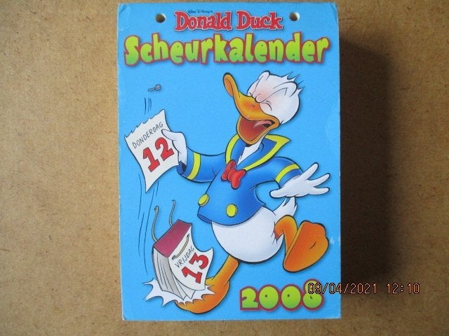 adv0902 donald duck scheurkalender 2008, Boeken, Eén stripboek, Ophalen, Gelezen