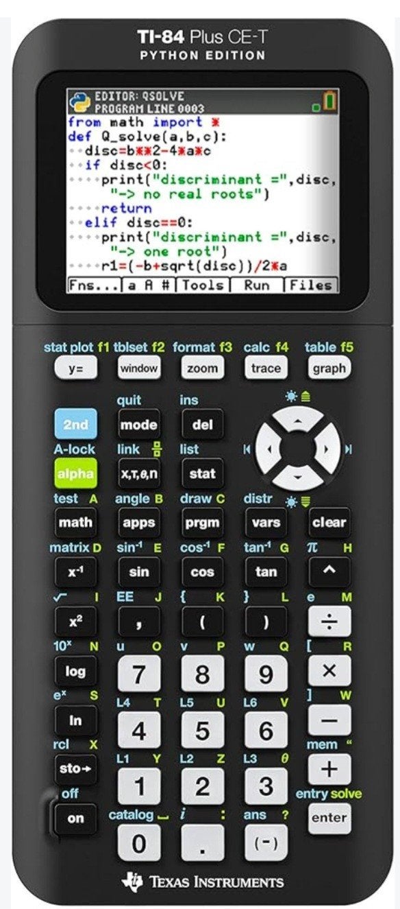 TI-84 Plus CE-T Python Edition Rekenmachine, Boeken, Ophalen of Verzenden, Beta, Zo goed als nieuw, MBO