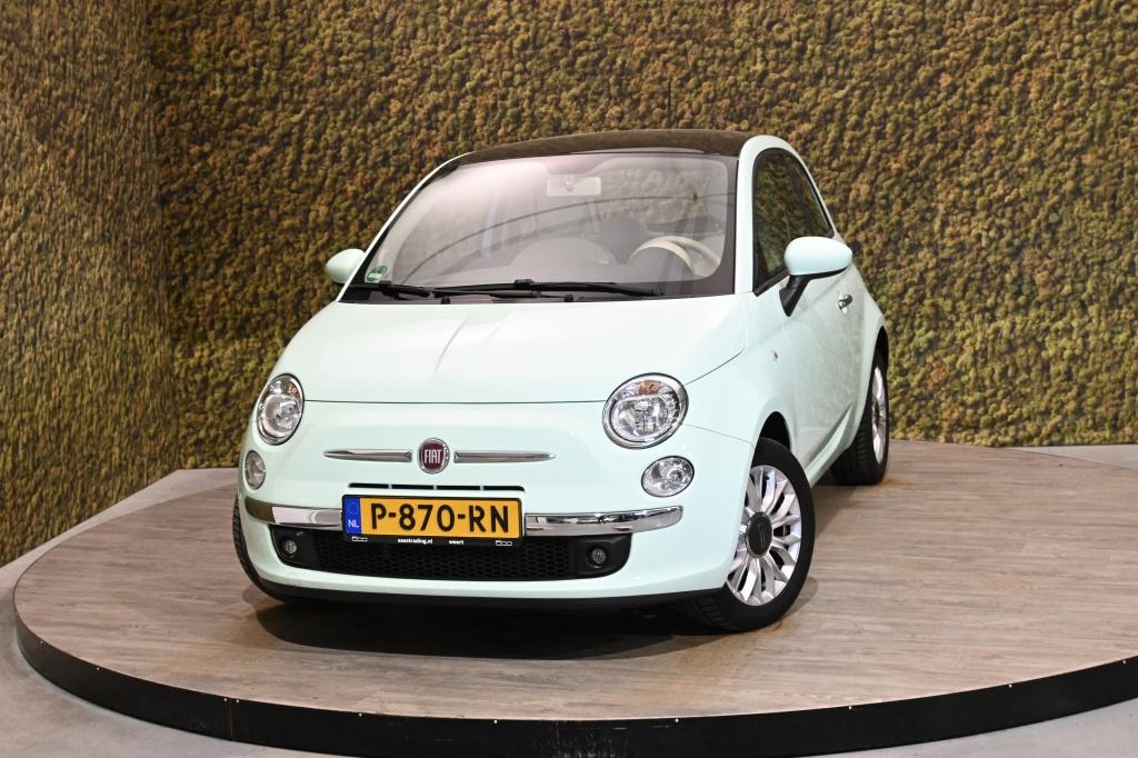 Fiat 500 1.2 Lounge | Pano | PDC | Airco | Mintgroen | Lage, Auto's, Voorwielaandrijving, Stof, Gebruikt, 4 cilinders