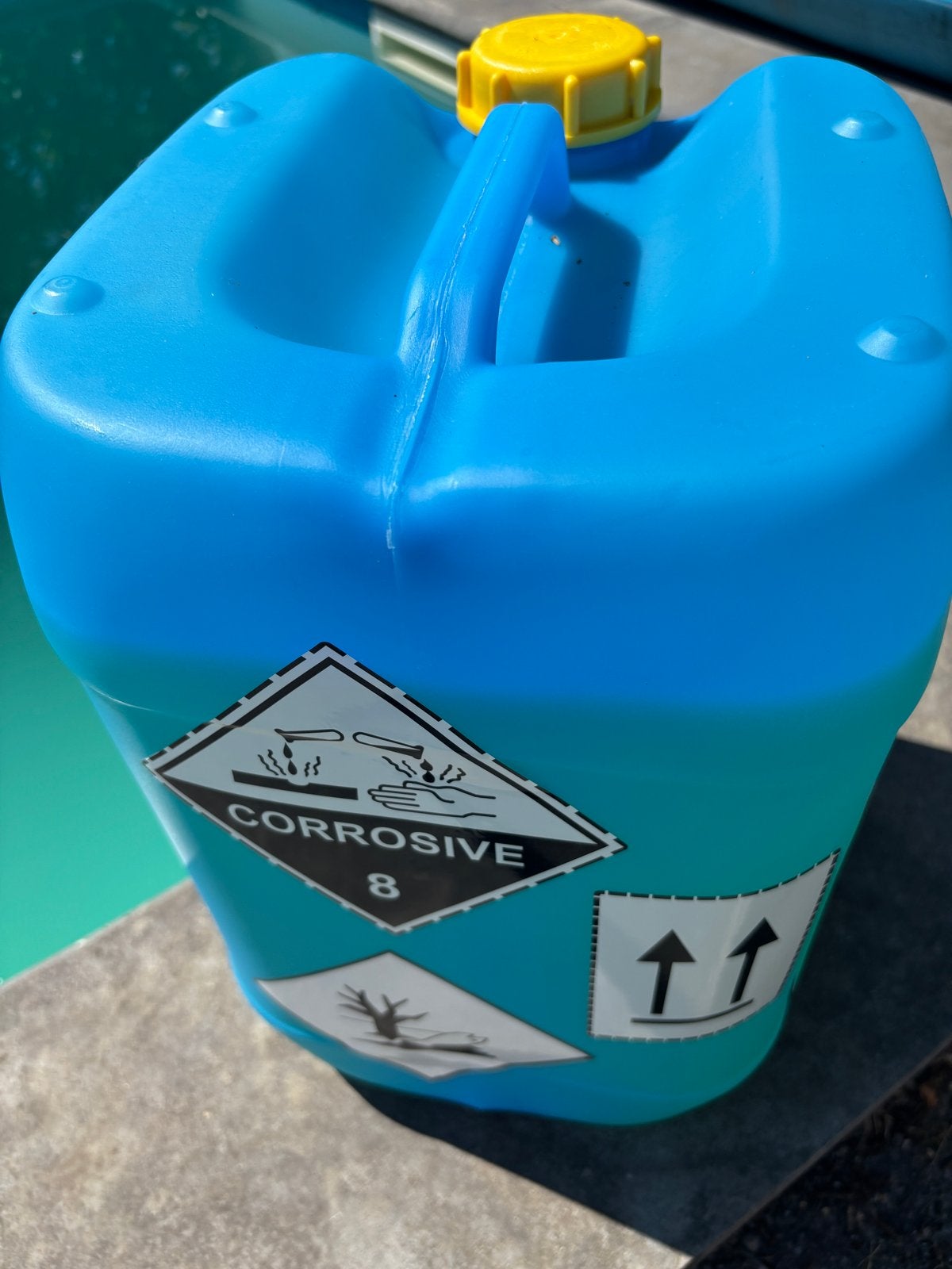 Vat chloor voor zwembad - Natriumhypochloriet 20l 12,5%, Ophalen of Verzenden, Nieuw, Overige typen