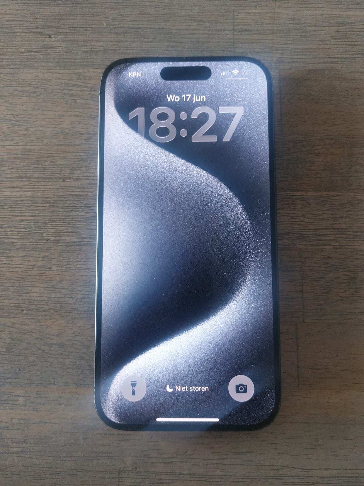Iphone 15 pro 128 GB, 89 %, Blauw, Ophalen of Verzenden, Met simlock