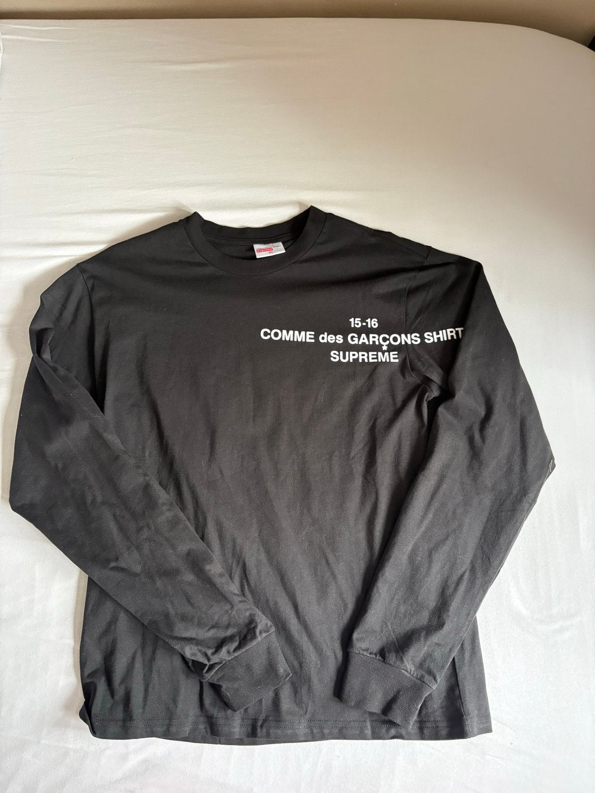 Supreme Comme des Garçons Shirt longsleeve - Nieuw, Ophalen of Verzenden, Nieuw, Maat 48/50 (M), Zwart