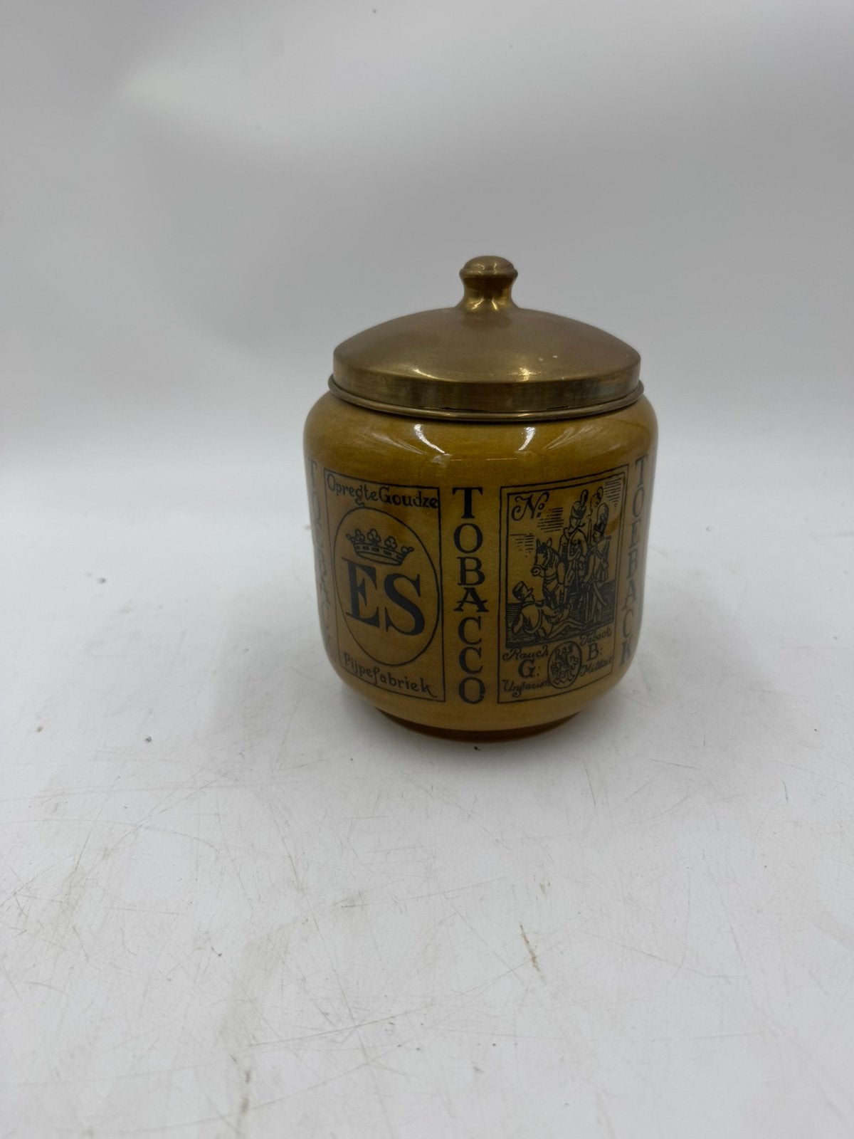 Stijl Royal Goedewaagen Holland Tabakspot - Gouda Aardewerk, Antiek en Kunst, Ophalen of Verzenden