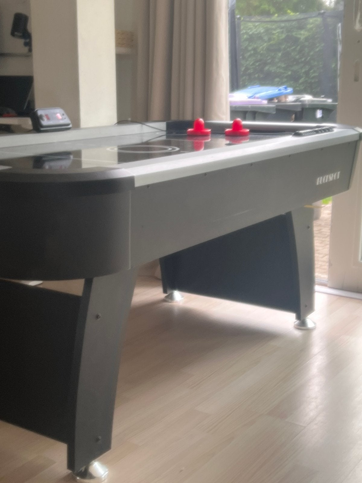 Airhockeytafel - Zo goed als nieuw, Hobby en Vrije tijd, Overige Hobby en Vrije tijd, Ophalen, Zo goed als nieuw