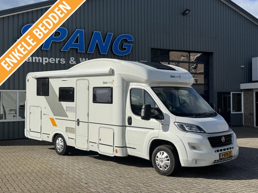 Sun Living 45 M-SL | Enkele bedden | XL garage | hefbed